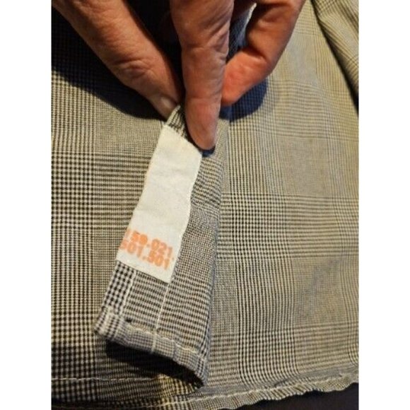 VVGC - as good as NEW, Crisp Superdry Mens Checked Shirt size S - 18inch pit-pit - Picture 4 of 9